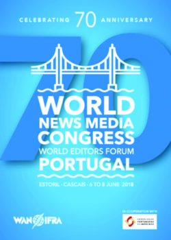 Portugal, sede del Congreso Mundial de Medios Informativos de WAN-IFRA 2018