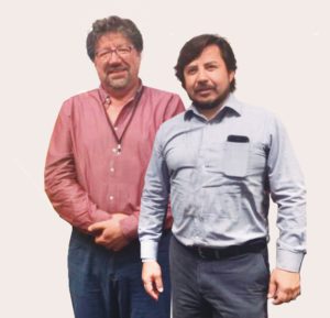 Erik Toro, presidente del directorio de Quintero Impresores, y César Morales, gerente general de Quintero Impresores
